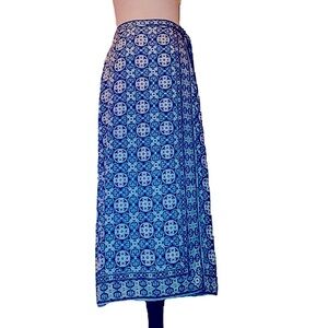 Max Studio Maxi Mock Wrap maxi Skirt XS